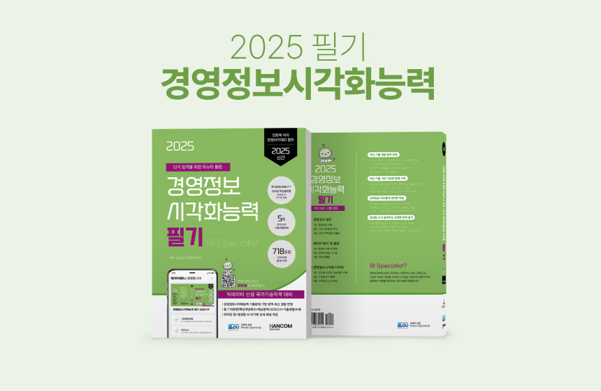 [도서] 경영정보시각화능력 필기 2025